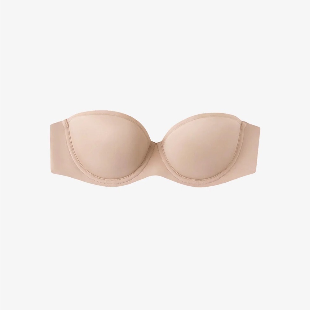 ThirdLove 24/7 Classic Strapless 32B 1/2 Taupe Bra